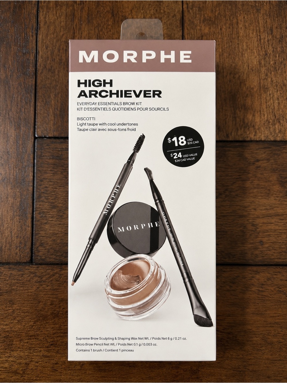 Morphe High Archiver Brow Kit - Biscotti (light taupe)